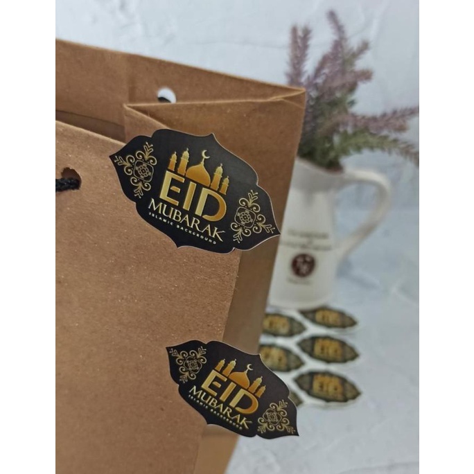 

sticker stiker produk tema lebaran - idul fitri tempelan Dus Box Label