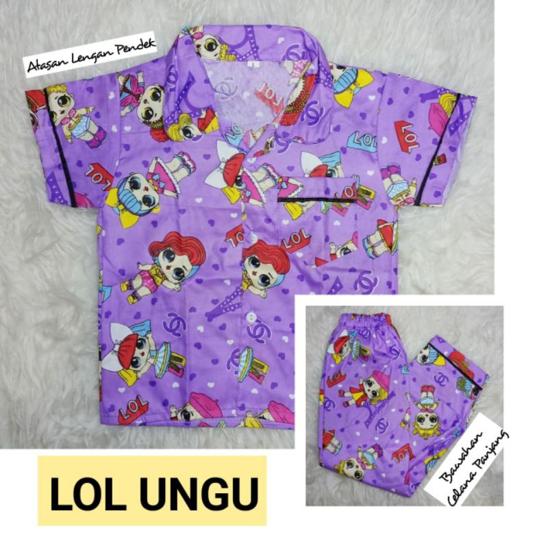 Piyama Anak - Setelan Baju Tidur Anak - Pajama Anak