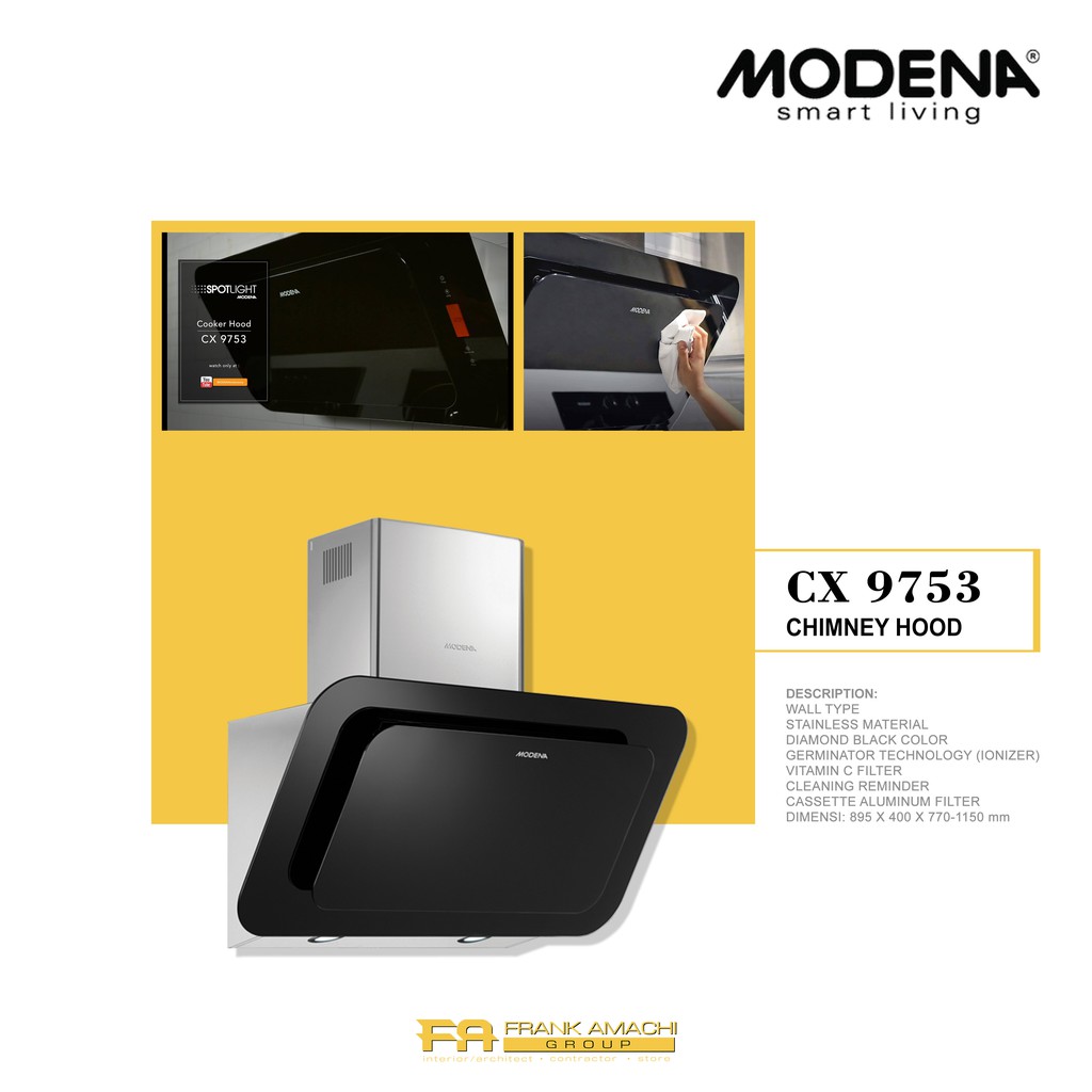 MODENA CX 9753 - CHIMNEY HOOD