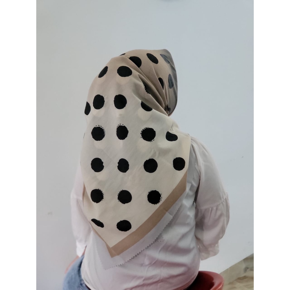 DISKON Jilbab Voal Motif Premium Square Lasercut Edition , Hijab Segi empat Motif ,Grosir Murah!!!-M 508
