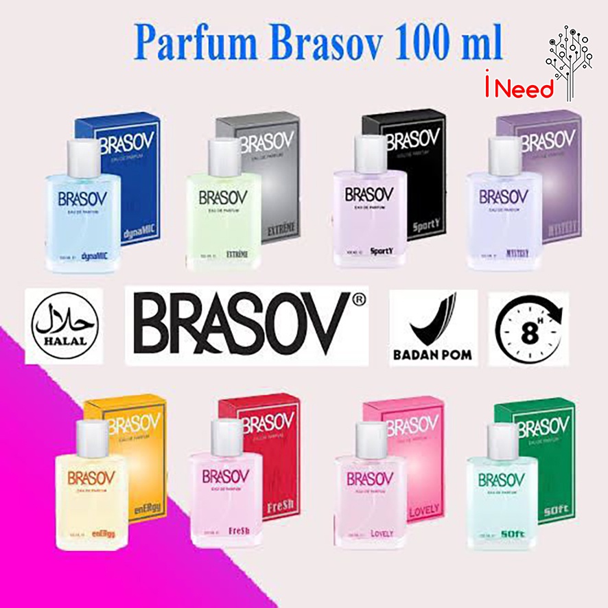 (INEED) ( 100 ML ) PARFUM BRASOV EDP 100ML - PARFUM BRASOV 100ML