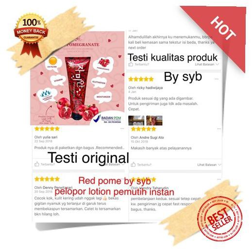 

BEST SELLER BPOM RED POME BY SYB POMEGRANATE REDPOME LOTION