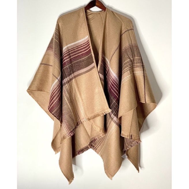 UNIQLO Syal Heattech Syal Rajut 2 Way Line Original