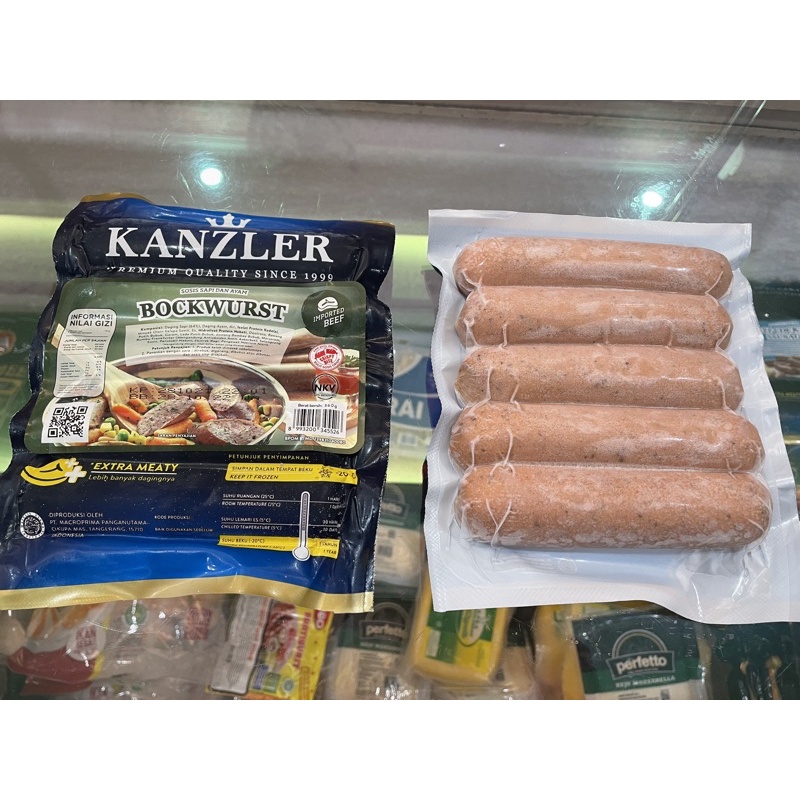 

Khanzler sosis sapi bockwurst isi 5