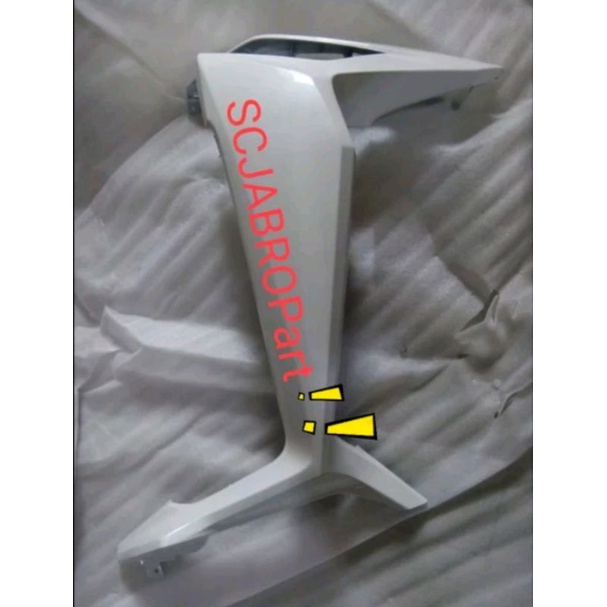 COVER L FRONT WHITE HONDA SUPRA 125 FI..64450 K41 N00ZB..ORI AHM