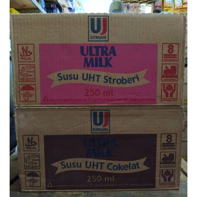 Susu Ultra Milk 250ml 24pcs/Dus