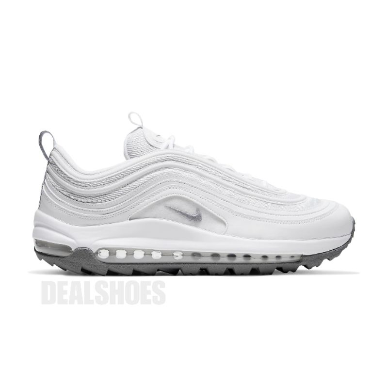 Nike Air Max 97 Golf White Pure Platinum White 100% Authentic