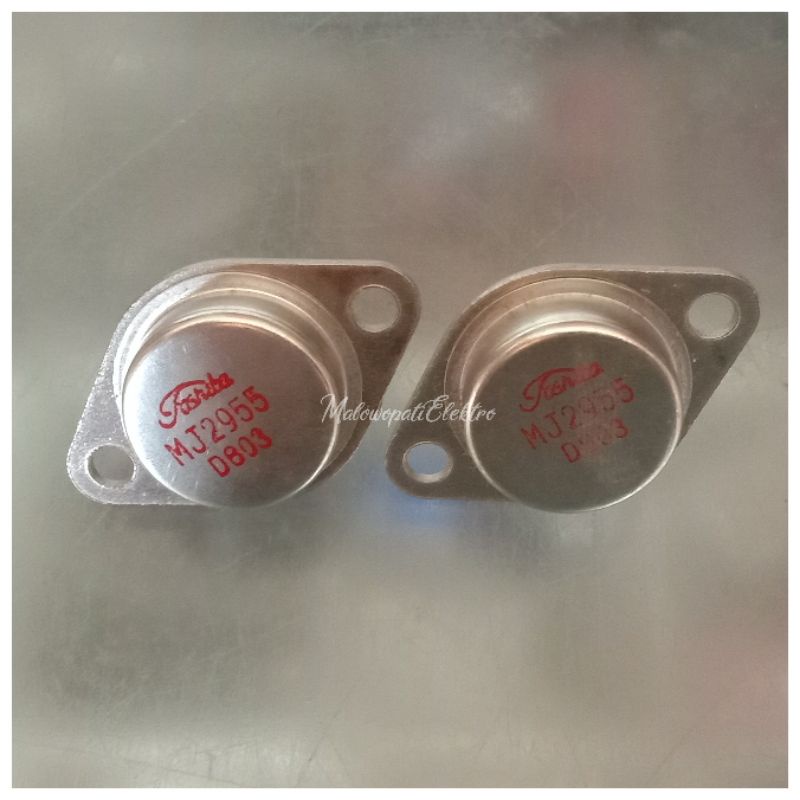 Jengkol MJ 2955 & 2N 3055 Jengkolan Thosiba Transistor TR Final Power 150 Watt