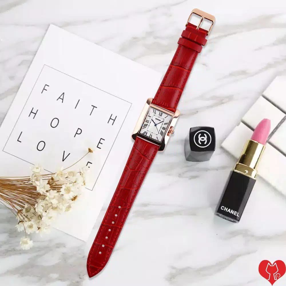 Jam Tangan Wanita SKMEI 1085 / CL1085 Leather Strap Korea Fashion Casual Quartz Anti Air Terlaris