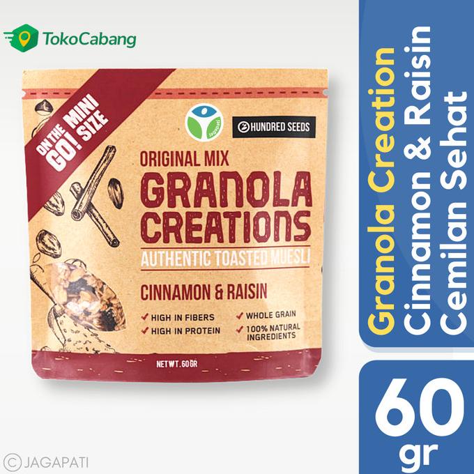 

Granola Creation Cinnamon Raisin Original Mix 60 gram