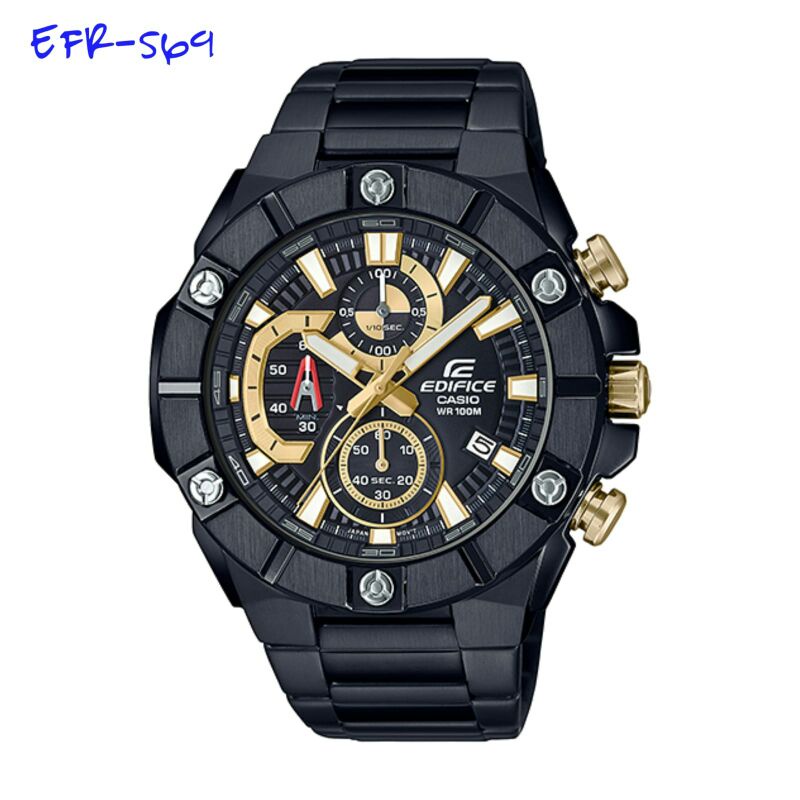 EDIFICE EFR569 JAM TANGAN PRIA GRATIS BOX ORI