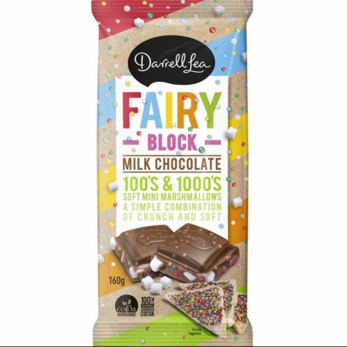 

TERLARIS DARRELL LEA FAIRY BLOCK MILK CHOCOLATE 180GR
