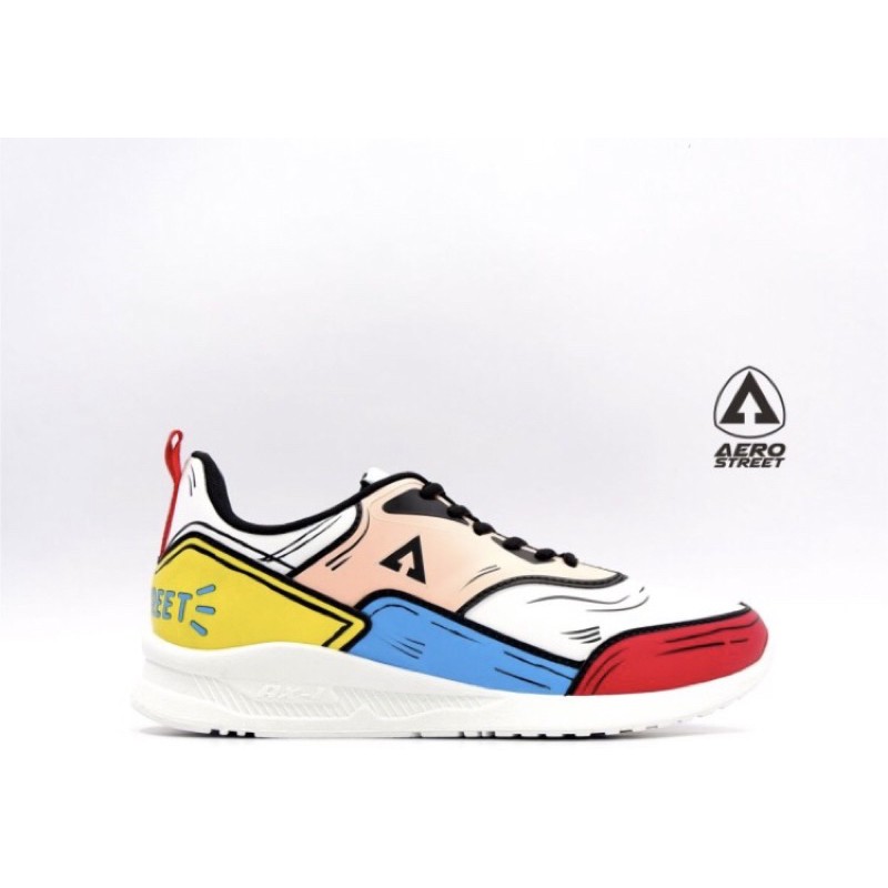 Aerostreet Tiger 2D biru peach size 41