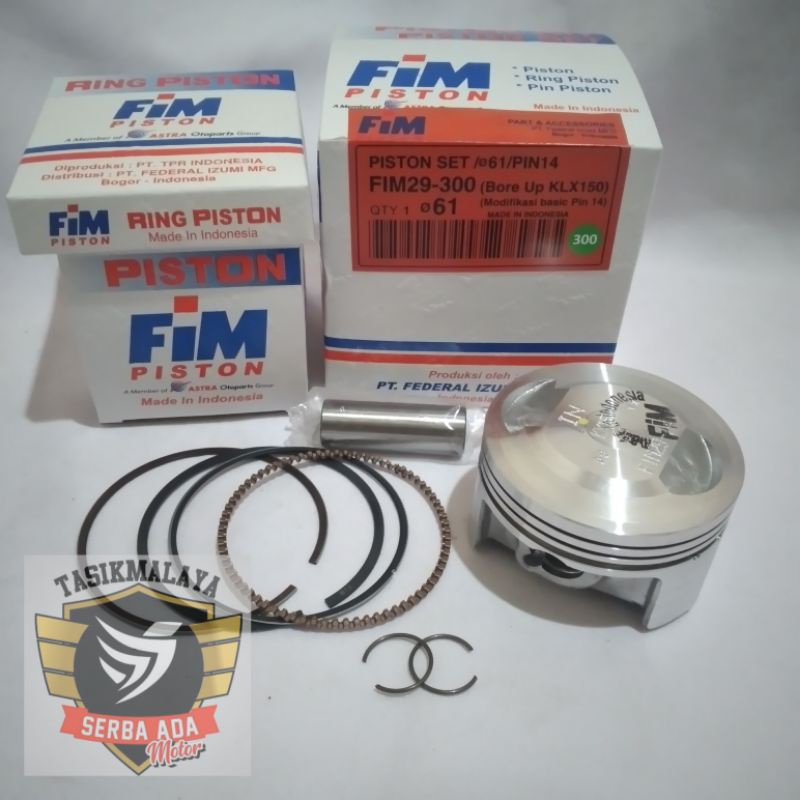 PISTON KIT FIM29 PISTON KLX PEN 14 DIAMETER 61-64