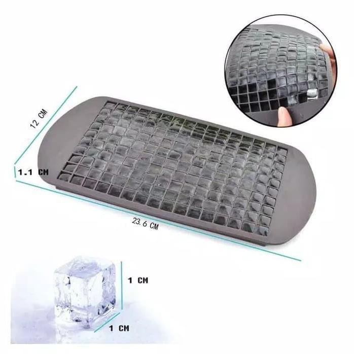 Cetakan Es Batu Silicone 160 Cube Kecil Silicone ice Tray Anti Pecah