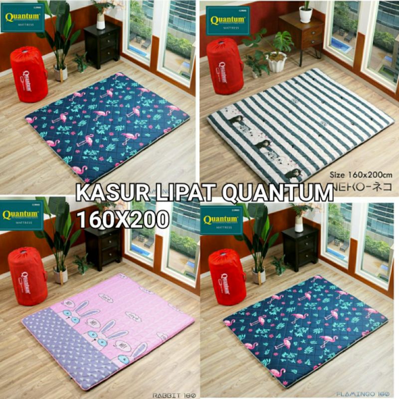 KASUR GULUNG QUANTUM UK. 160X195 CM / KASUR LIPAT DORAEMON