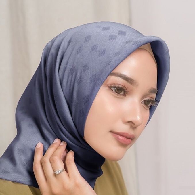 Segi4 Poton Premium Burberry - DARKJEANS By Vanilla Hijab Jilbab Scarf Segiempat Original VH