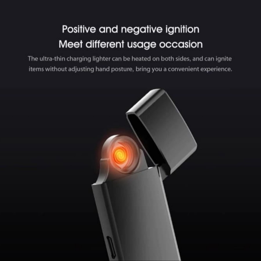 Beebest Ultra-thin Charging Cigarette Lighter Korek Api