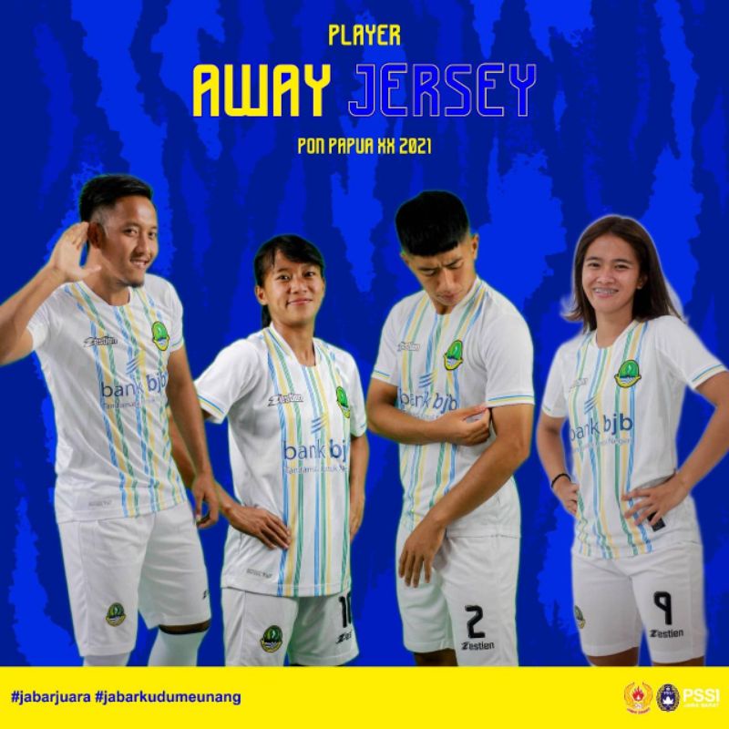 AWAY Jersey Tim Jawa Barat PON Papua 2021