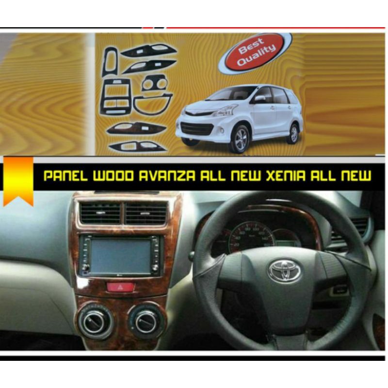 panel Wood all new Avanza xenia