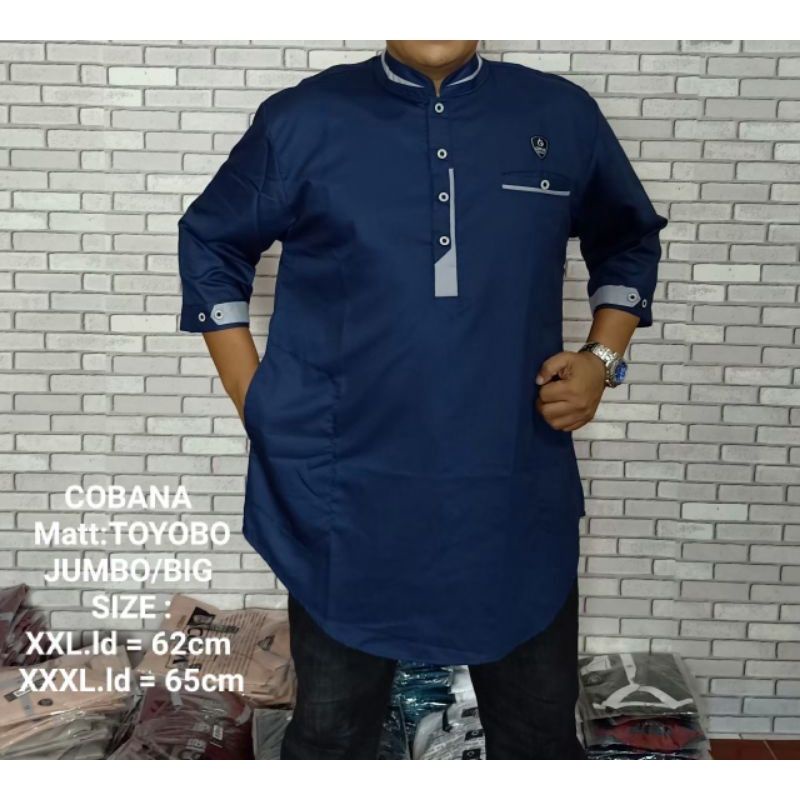 KURTA PAKISTAN JUMBO - BIG SIZE 3/4 TOYOBO PREMIUM