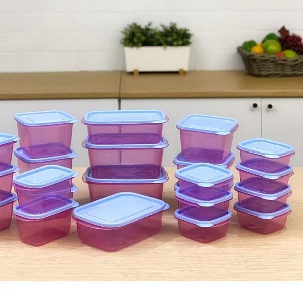 Terbaru LR052 Toples Kulkas Bambang Azumi ISO SH Food Container Set Premium Kotak Tempat Penyimpan