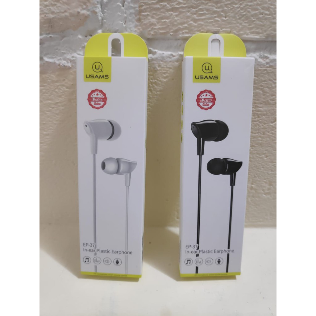 Earphone USAMS EP37 in Ear Plastic 3.5mm 1.2M SJ382