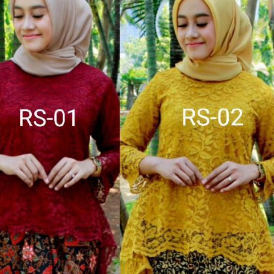 ➯ Kebaya Jumbo - Kebaya Rinjani - Baju Ukuran Besar - Kebaya Modern - BIG SIZE - LD 130cm ☝