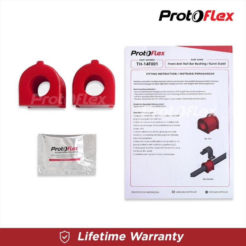 Protoflex Bushing Karet Stabil Stabil Depan Harrier 03-07 RX350 03-08