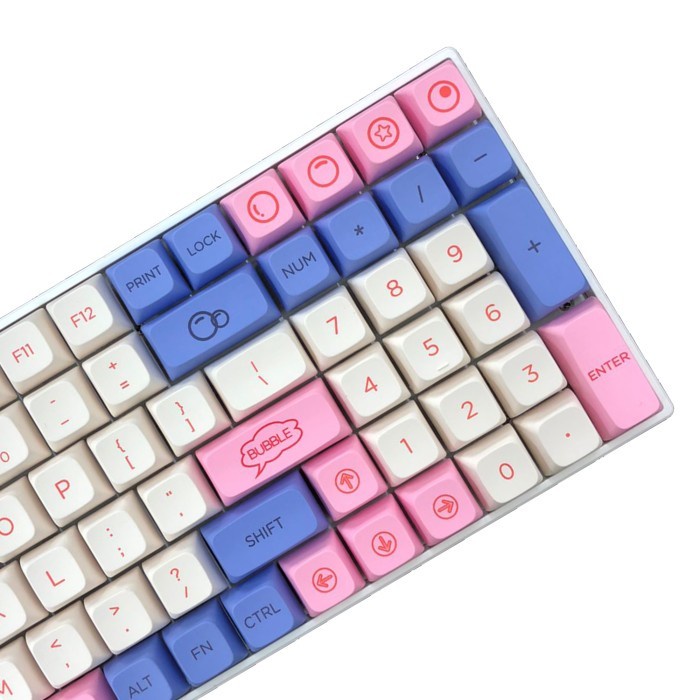 KEYCAPS BUBBLE XDA PROFILE SUBLIM SINGLE SHOT MECHANICAL KEYBOARD