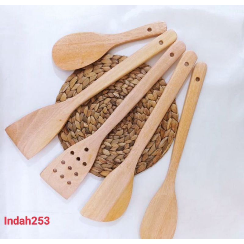 Sutil Set Kayu Mahoni Isi 5 Model(Satu Paket)