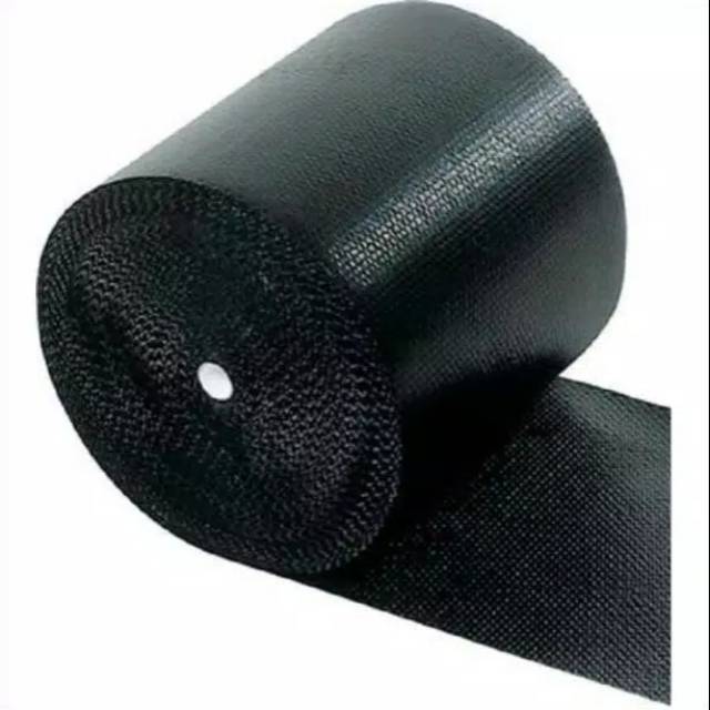 

Bubble wrap warna hitam ukuran 1000cm x 30cm,