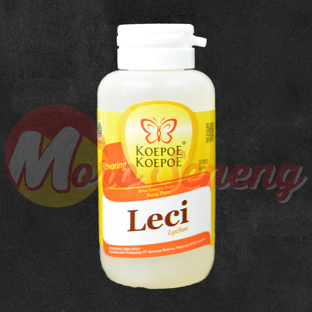 Perisa Pasta Leci Lychee Kupu Kupu Koepoe Koepoe Botol Besar