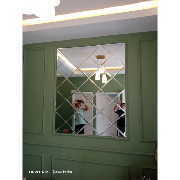 Kaca cermin bevel 5mm