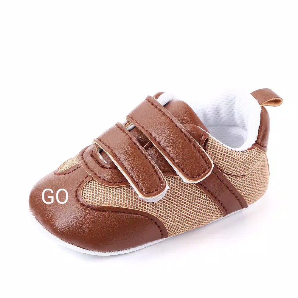 gos 2317 SPOTIFY ME Sepatu Anak Laki Sepatu Bayi Prewalker Shoes 0-18 bulan Import