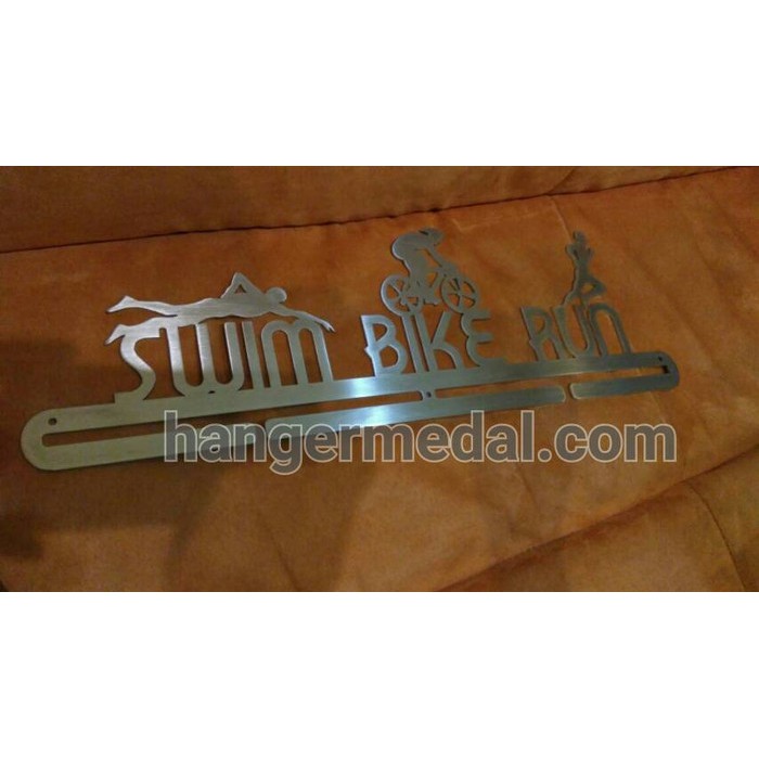 MEDAL HANGER - GANTUNGAN MEDALI - SWIM BIKE RUN TRIATHLON