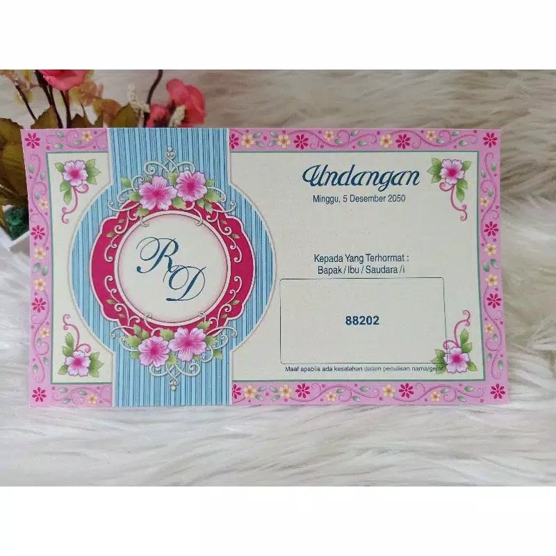 Undangan Pernikahan / Khitan Murah Erba 88202