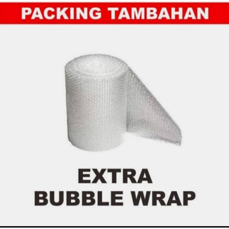 

packing extra tambahan bubble wrap dijamin bikin aman