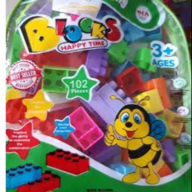 LEGO BLOCK TAS 102PC