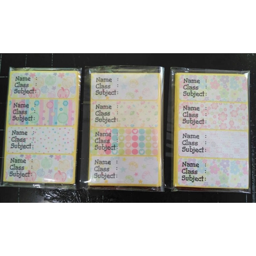 

Sticker Nama, Label Nama anak utk perlengkapan sekolah STIKER NAMA BUKU SEKOLAH LABEL NAMA LUCU MURAH BAGUS