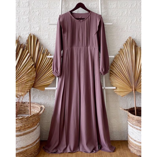 GAMIS DRESS offnesel/GAMIS ITY CREPE PREMIUM FASHION MUSLIM (COD)-2