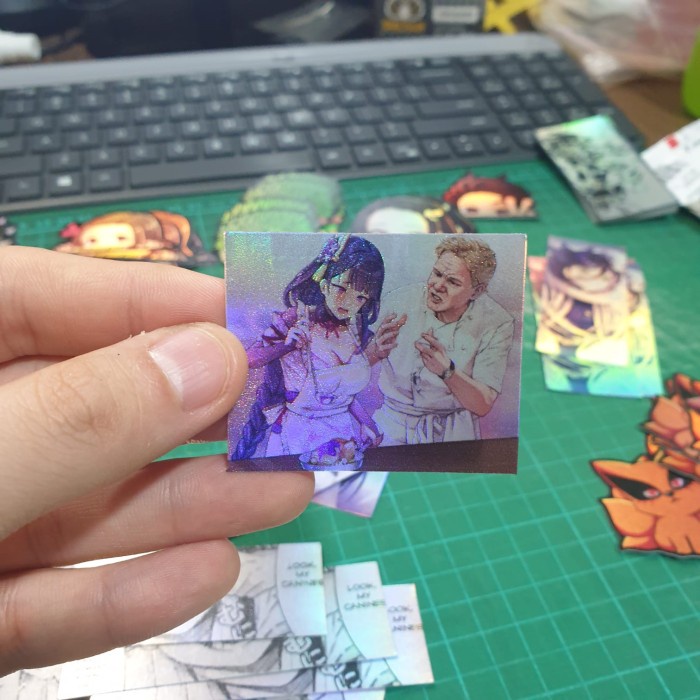 Sticker Hologram Anime - PSH856 - Raiden Shogun