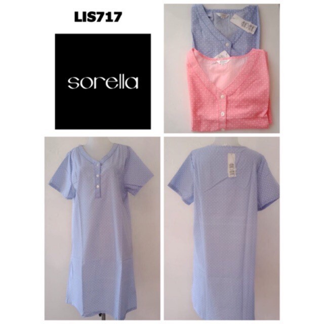 SRJ - Daster 717 Baju tidur SORELLA kancing busui