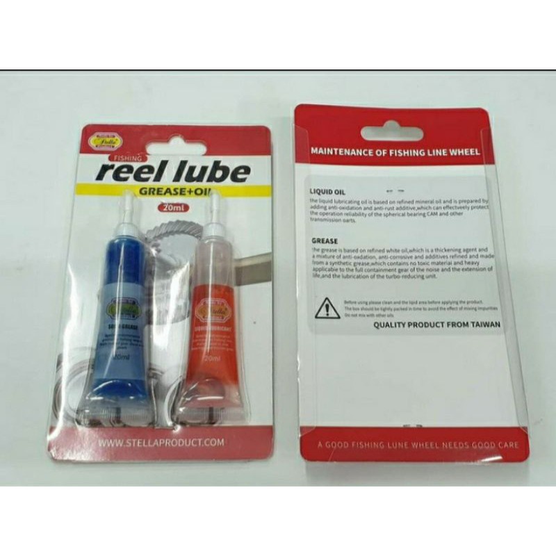 Reel Lube dan Reel Grease Stella 20ml Untuk Perawatan Reel Terbaik
