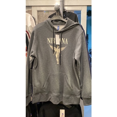 Hoodie H&amp;M Nirvana Angel Grey