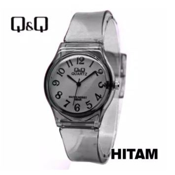 READY STOCK Jam Tangan Pria Wanita QnQ Q&amp;Q Jelly Rubber Transparan Karet Murah QQ001 Women Watch