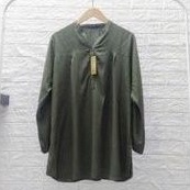 Blouse Polos Rayon - Navy - Milo - Army - Atasan Rayon - Katun Rayon - Fathin Basic-1