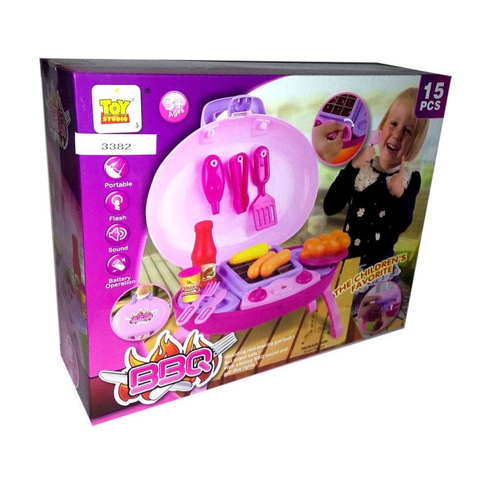MAINAN ANAK BBQ KOPER 15 PCS Murah