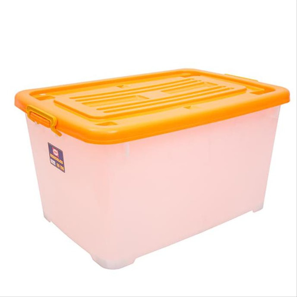 EZY STORAGE 130 LITER CONTAINER BOX KONTAINER BOX TEMPAT KOTAK SERBAGUNA KERANJANG EZY BOX