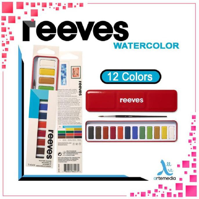 

{{BAYAR DI TEMPAT}} Reeves 12 Water Color Metal Tin PROMO SPECIAL [Kode 1|Kode 2|Kode 3|Kode 4|Kode
